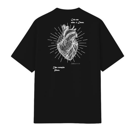 Camiseta Salmos 51 - Coração Puro